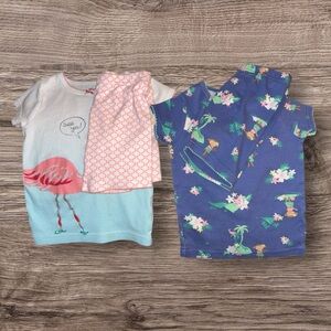 Carter's Kids Pajama Sets - White, Pink, Blue